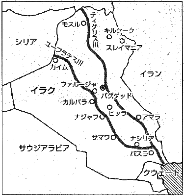 イラク都市地図
